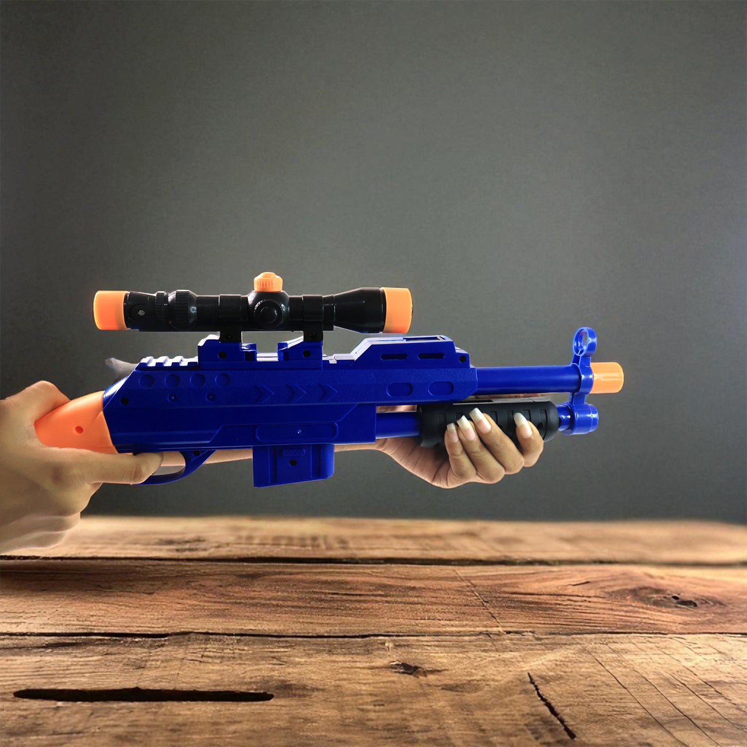 Shot Air Gun Toy With Scope And 8 Soft Foam Bullets Set Shot Air Gun Toy With Scope And 8 Soft Foam Bullets Set